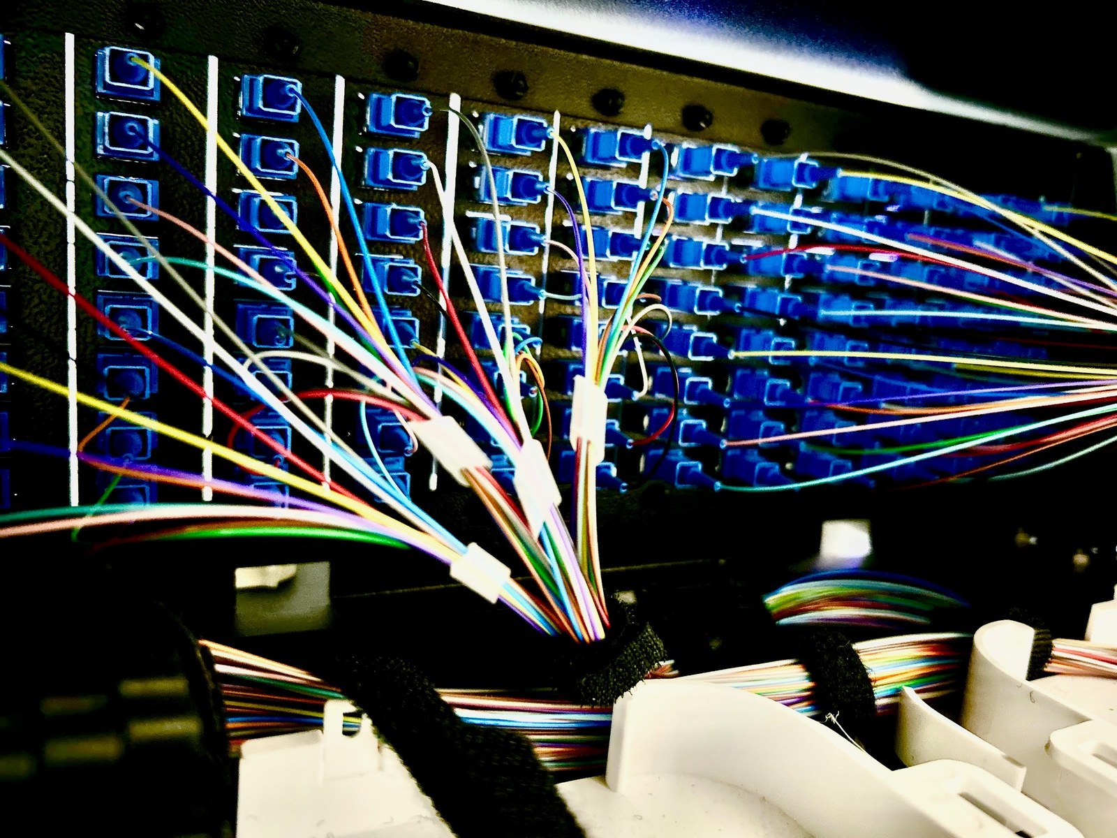 Fiber distribution and patch panel